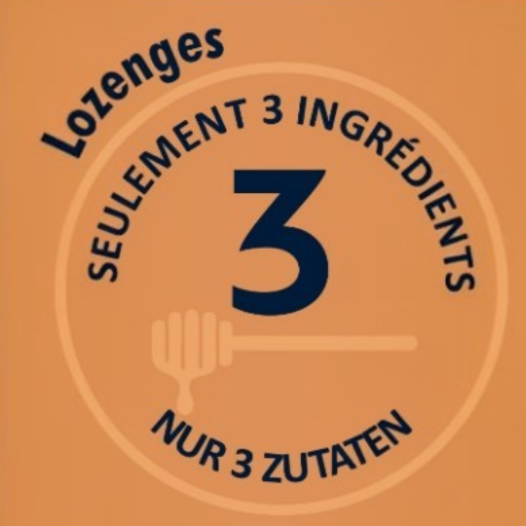 
                  
                    Lozenges with just 3 ingredients
Pastilles avec seulement 3 ingrédients
Lutschbonbons mit nur 3 Zutaten
                  
                