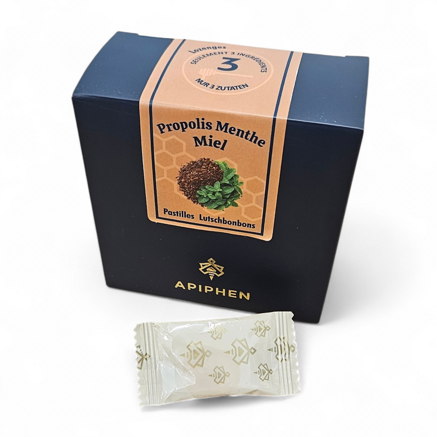 
                  
                    box Propolis Mint Honey Lozenges
boite Pastilles Propolis Menthe Miel
Packung Propolis-Minze-Honig-Lutschbonbons

                  
                