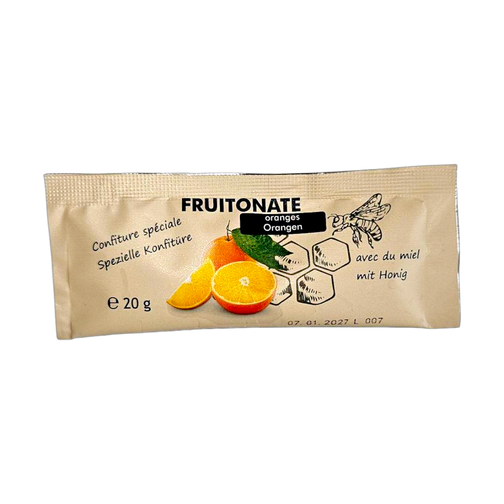 Fruitonate Oranges 20 g sachet Raw jam