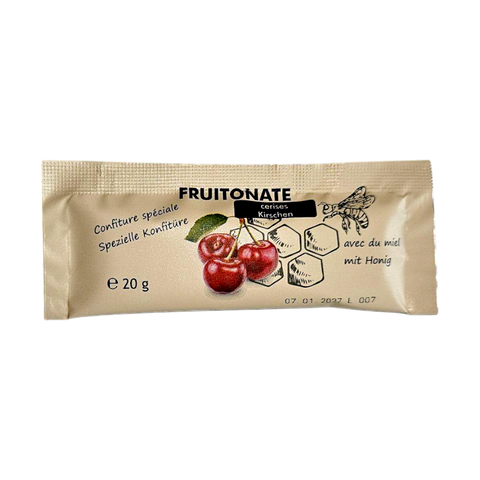 Fruitonate Cherries 20g sachet Raw Jam